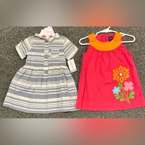 Two infant girl dresses